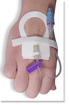 IMG_2552 Clik-FIX Peripheral Catheter Securement Device on hand